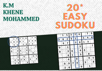 Preview of 10* Easy Sudoku with Solutions