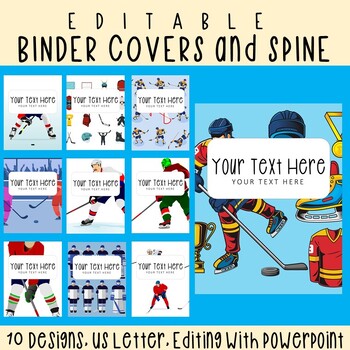 EDITABLE Sports-theme Binder/Folder Covers!! by Amy Firnstahl