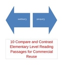 10 Elementary Compare and Constrast Reading Passages for C