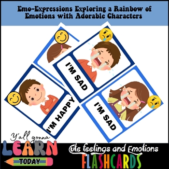 Preview of 10 Emo Expressions: Exploring a Rainbow of Emotions with Adorable Characters