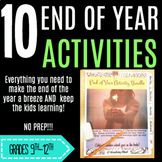 10 End of Year Activities Bundle!