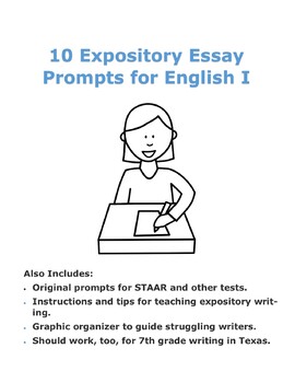 Preview of 10 Expository Essay Prompts for English I STAAR Testing
