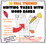 10 Fall Themed Writing Tasks With Word Banks