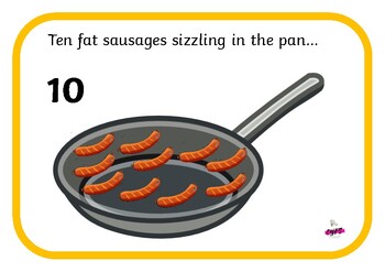 Preview of 10 Fat Sausages- Number Bonds to 10