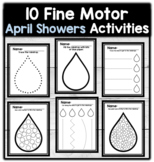 10 Fine Motor RAINDROP Activities to celebrate April Showe