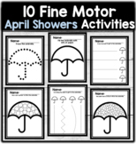 10 Fine Motor UMBRELLA Activities to celebrate April Showe
