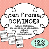 10 Frame Dominoes - {Print & Cut}