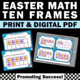 Easter Math Centers Ten Frame Practice Beginning 10 Frame 