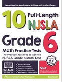 10 Full-Length NJSLA Grade 6 Math Practice Tests