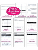 10 CCSS Graphic Organizers/Worksheets to use with ANY Info