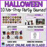 10 HALLOWEEN No Prep Digital Party Games | ESL Fun | Brain