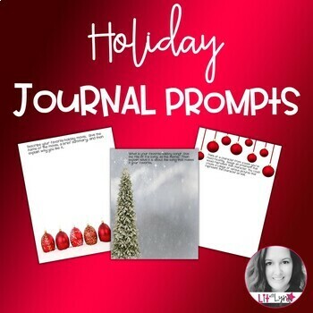 Preview of 10 CHRISTMAS JOURNAL PROMPTS | DIGITAL AND PRINTABLE