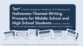 10+ Halloween Writing Prompts for Middle School and High S