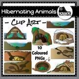 10 Hibernating Animals Clip Art
