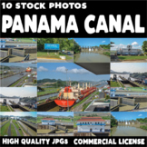 10 High Quality Stock Images - Panama Canal - Commercial use OK!