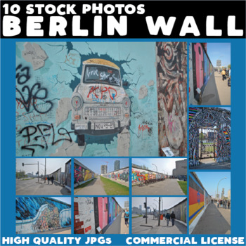 Preview of 10 High Quality Stock Images - Berlin Wall, Germany - Commercial use OK!