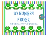 10 Hungry Frogs - An Open-Ended Activity for Speech Therapy
