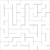 10 Intermediate Square Mazes - Pack D