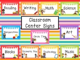 11 Large Printable Classroom Center Signs. Class Accessories.