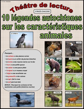 Preview of 10 légendes autochtones sur les caractéristiques animales
