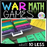10 Less Math Center Game for 1st and 2nd Grade Ten Less 1s