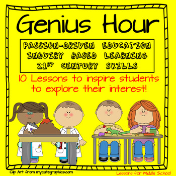 Preview of Genius Hour - Foundational 10 Lesson for Personalized Learning in Middle School