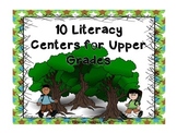 10 Literacy Activities for Upper Grades - Camping Theme