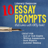 10 Literary Response Writing Prompts that Work with ANY Book