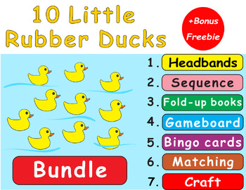 Preview of 10 Little Rubber Ducks by Eric Carle: Bundle Resources