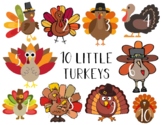 10 Little Turkeys