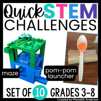 Preview of Low Prep STEM Activities and Challenges 10 Engineering Design Process Projects
