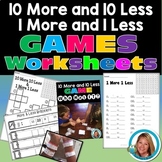 10 more 10 less GAMES | 1 more 1 less Activities & Worksheets