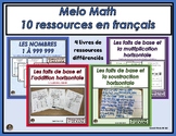 10 Melo Math French Resources