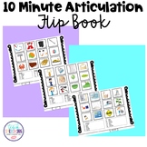 10 Minute Articulation Flip Book for Speech Therapy