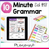 10 Minute Daily Grammar Practice for Pronouns