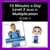 10 Minutes a Day Level 2, Book 2 - Multiplication Workshee