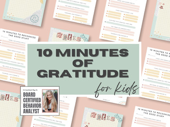 Preview of 10 Minutes of Gratitude: For Kids
