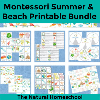 Preview of 10 Montessori Summer Ideas Printable Bundle