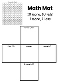 10 More, 10 Less, 1 More, 1 Less Place Value Mat (With and