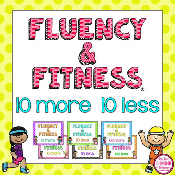 Preview of 10 More 10 Less Fluency & Fitness® Brain Breaks