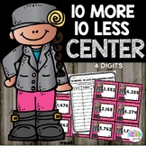 10 More 10 Less Games 4 Digit Numbers Math Center Morning 
