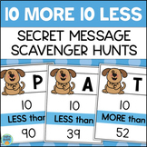 10 More 10 Less Scavenger Hunt Activities Math Puzzles Fir