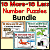 10 More 10 Less Number Puzzles Bundle