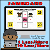 10 More/Less, 1 More/Less Digital Google JamBoard Addition