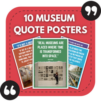 Preview of 10 Museum Posters | Quotes for History Bulletin Boards & Classroom Decor