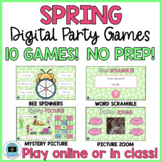 10 No Prep Digital SPRING Party Games | Morning Meetings |