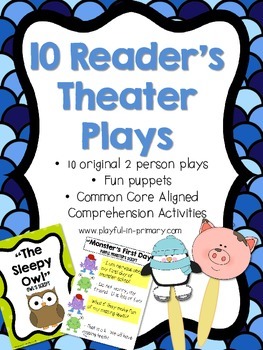 Preview of Reader's Theater for Literacy Centers: 10 Original plays/ 2 Roles
