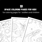 10 Outer Space Coloring Pages for Kids and Toddlers