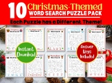 10 Pack Christmas Word Search Bundle