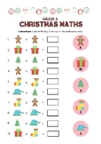 10 Pages Christmas Grade 3 Worksheet / Homework
